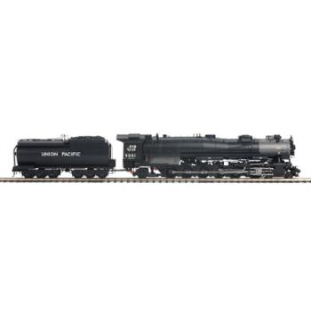 Mikes Train Hou MTH2036411 O Hi-Rail 4-12-2 9000 w/PS3, UP #9001