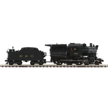 Mikes Train Hou MTH2036661 O Hi-Rail 4-6-0 Camelback w/PS3, B&O #765