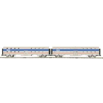 Mikes Train Hou MTH2061027 NYA O Bi-Level Passenger, METRA/Stripe (2)