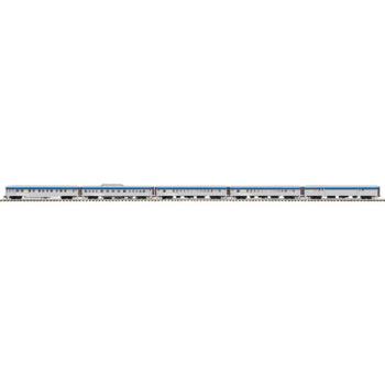 Mikes Train Hou MTH2065208 O 70' Ribbed Passenger Set, VIA (5)