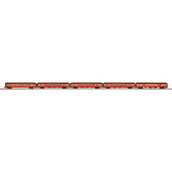 Mikes Train Hou MTH2065216 O 70' Ribbed Passenger Set, SP (5)