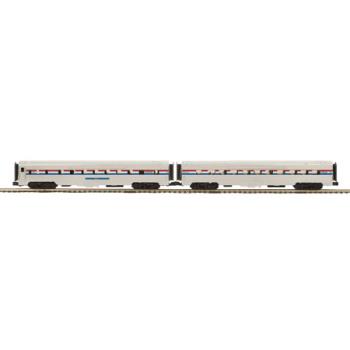 Mikes Train Hou MTH2066207 O 70' Ribbed Sleeper/Diner, Amtrak/PHII