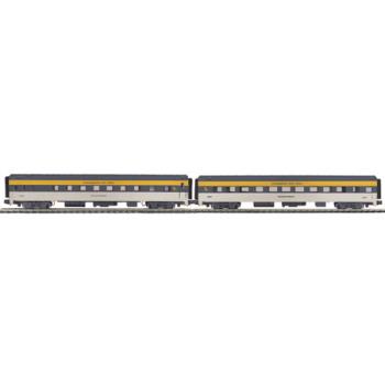 Mikes Train Hou MTH2066226 O 70' Ribbed Sleeper/Diner, C&O