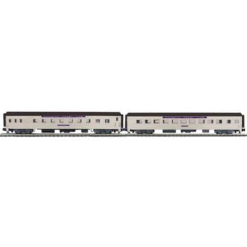 Mikes Train Hou MTH2066252 O 70' Ribbed Sleeper/Diner , ACL