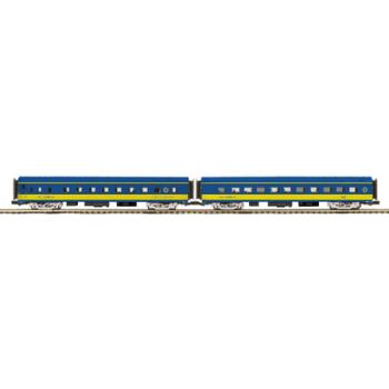 Mikes Train Hou MTH2066256 O 70' Smooth Sleeper/Diner, ARR