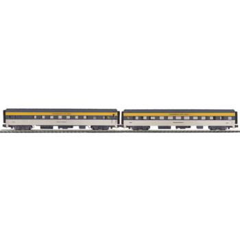 Mikes Train Hou MTH2066279 O 70' Stremaline Smooth Sleeper/Diner, C&O