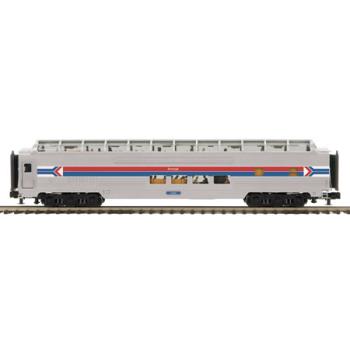 Mikes Train Hou MTH2067215 O 70' Ribbed Full Vista Dome, Amtrak/PHIII