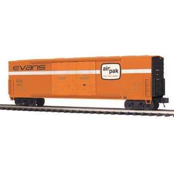 Mikes Train Hou MTH2093654 O 50' Double Door Plugged Box, Evan