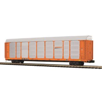 Mikes Train Hou MTH2095133 O Corrugated Auto Carrier, BNSF