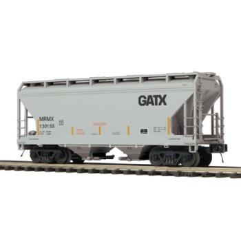 Mikes Train Hou MTH2097828 O 2-Bay Centerflow Hopper, GATX