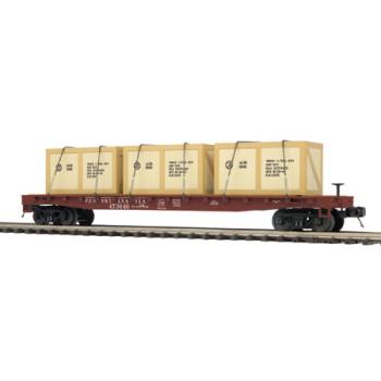 Mikes Train Hou MTH2098995 O Flat w/3 Crates, PRR