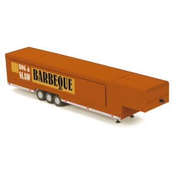 Mikes Train Hou MTH3050071 O Vendor Trailer, Billy Ray's Bar-B-Que