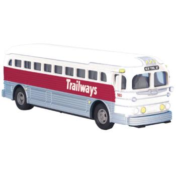 Mikes Train Hou MTH3050081 O Die-Cast Bus, Trailways