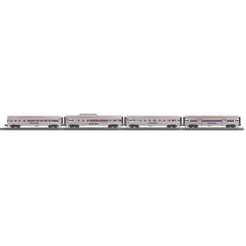 Mikes Train Hou MTH3067793 O-27 60' Streamline Passenger Set, Amtrak (4)