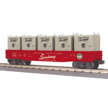 Mikes Train Hou MTH3072128 O-27 Gondola w/LCL Containers, FEC