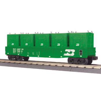 Mikes Train Hou MTH3072144 O-27 Gondola W/LCL Containers, BN