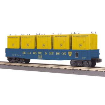 Mikes Train Hou MTH3072145 O-27 Gondola W/LCL Containers, D&H