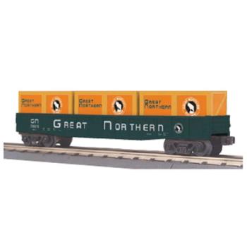 Mikes Train Hou MTH3072152 O-27 Gondola w/Crates, GN