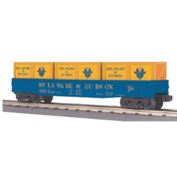 Mikes Train Hou MTH3072153 O-27 Gondola w/Crates, D&H