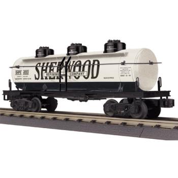 Mikes Train Hou MTH3073422 O-27 3-Dome Tank, Sherwood Refining