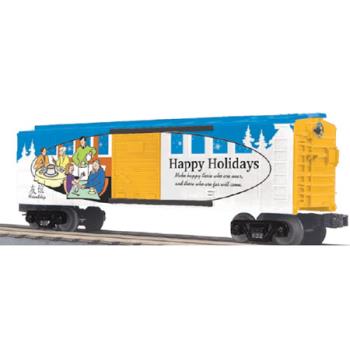 Mikes Train Hou MTH3074824 O-27 Box, Happy Holidays/2015