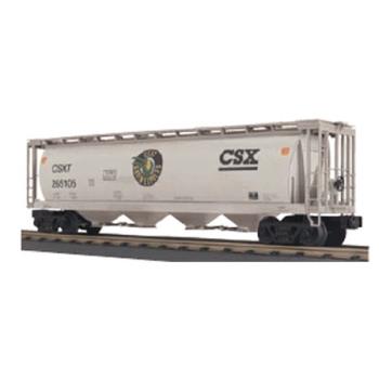 Mikes Train Hou MTH3075521 O-27 4-Bay Cylindrical Hopper, CSX