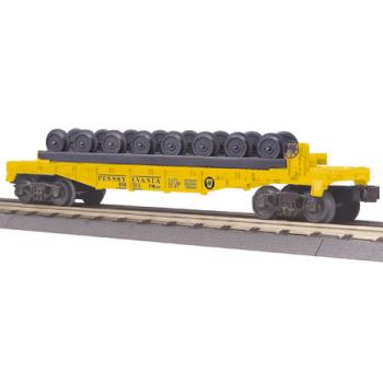 Mikes Train Hou MTH3076572 O-27 Flat w/Wheel Set, PRR