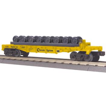 Mikes Train Hou MTH3076619 O-27 Flat w/Wheel Set, Chessie