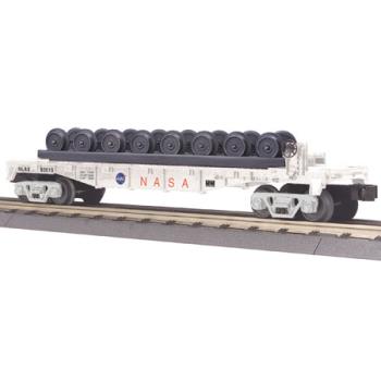 Mikes Train Hou MTH3076620 O-27 Flat w/Wheel Set, NASA