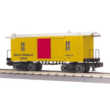 Mikes Train Hou MTH3077239 O-27 Old Time Wood Caboose, Circus