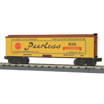 Mikes Train Hou MTH3078176 O-27 40' Wood Reefer, LaCross Breweries