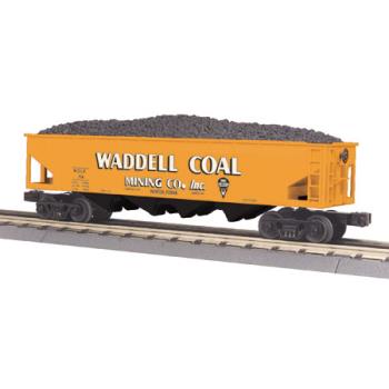 Mikes Train Hou MTH3079424 O-27 Hopper w/Operating Coal Load, Waddell Coal