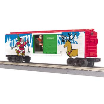 Mikes Train Hou MTH3079430 O-27 Operating Box w/Santa, Christmas