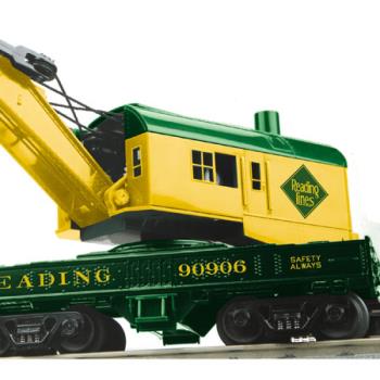 Mikes Train Hou MTH3079483 O-27 Crane Car, RDG