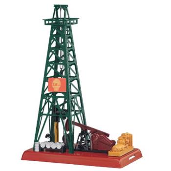 Mikes Train Hou MTH3090033 O #455 Shell Oil Derrick