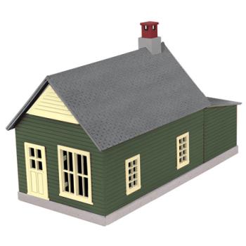 Mikes Train Hou MTH3090249 O Work House #1, Green/Cream