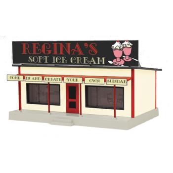 Mikes Train Hou MTH3090293 O-27 Road Side Stand, Regina's Soft Ice Cream