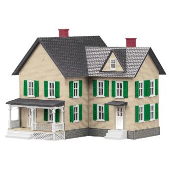 Mikes Train Hou MTH3090332 O #6 Farm House, Cream/Green