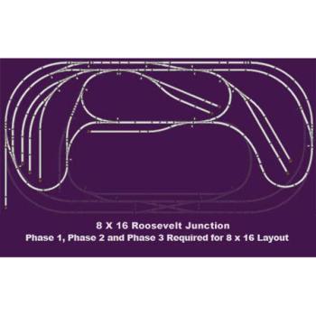 Mikes Train Hou MTH451103 O Scaletrax Layout,Roosevelt Junction/Phase 3 (DS)