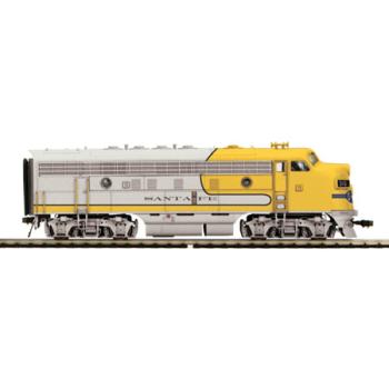 Mikes Train Hou MTH8021150 HO F7A w/NMRA Socket, SF/Yellow Bonnet #315