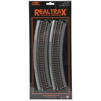 Mikes Train Hou MTH811018 HO Code 83 RealTrax 18" Radius Curve (4)