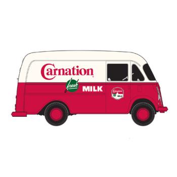 CLASSIC METAL W MWI30388 HO IH Metro Delivery Van, Carnation Milk