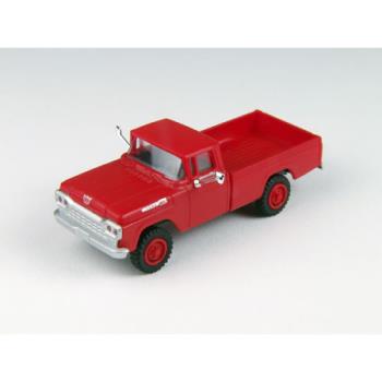 CLASSIC METAL W MWI30448 HO 1960 Ford F-100 4x4 Pickup, Monte Carol Red