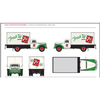 CLASSIC METAL W MWI30480 HO 1941-46 Chevy Box Truck, 7UP