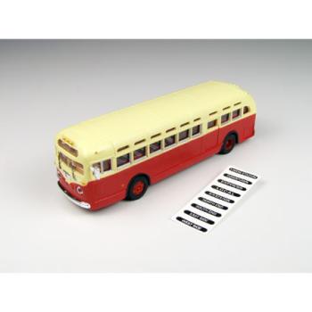 CLASSIC METAL W MWI32306 HO GMC TDH 3610 Bus, Red w/Cream Roof