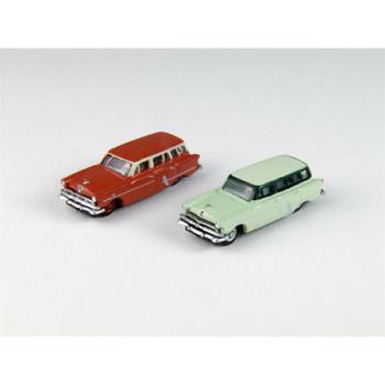 CLASSIC METAL W MWI50348 N 1953 Ford Customline Wagon, Red & Green (2)