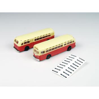 CLASSIC METAL W MWI52306 N GMC TDH 3610 Bus, Red w/Cream Roof (2)