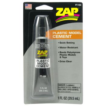 Pacer Glue PAAPT104 Zap Model Cement, 1oz, Carded