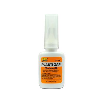 Pacer Glue PAAPT19 1/3oz PLASTI-ZAP CA GLUE FOR PLASTIC