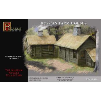 PEGASUS HOBBIES PGH7702 RUSSIAN FARM HOUSE KIT 1/72 SCALE